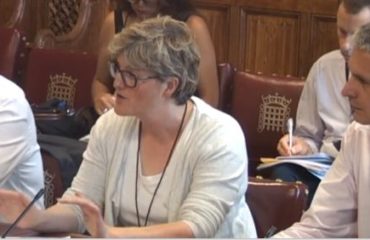 Charlotte Burns & Andy Jordan giving evidence in front of House of Lords