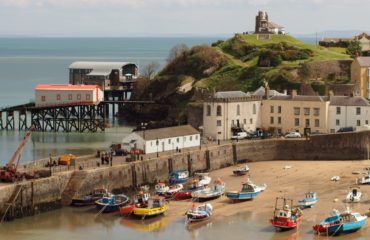 Welsh fishing port