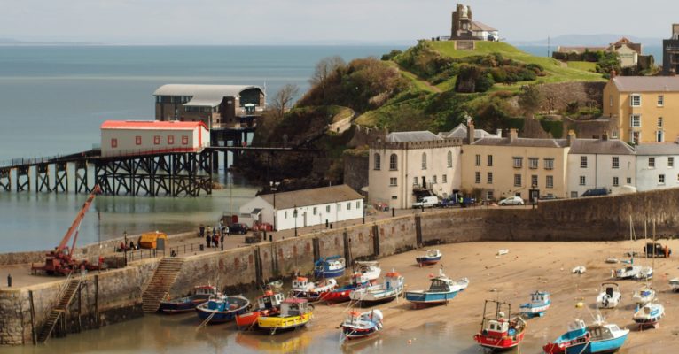 Welsh fishing port