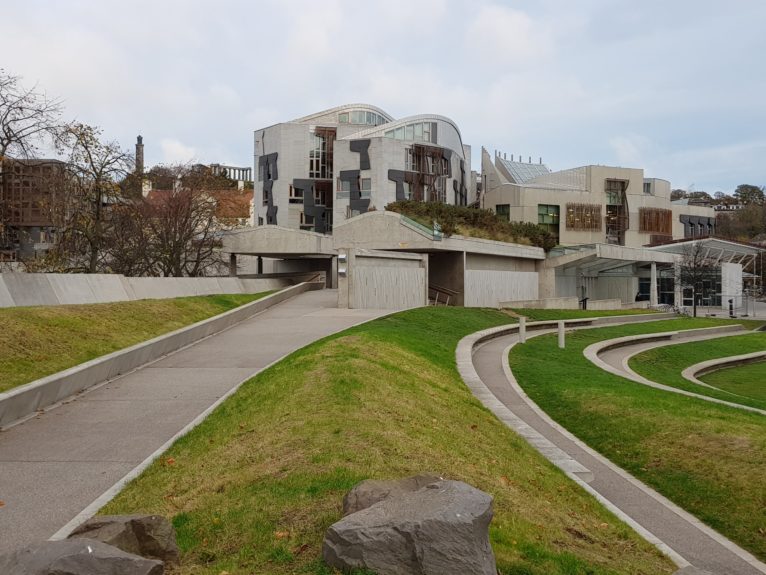 Scottish Parliament by Colin Reid