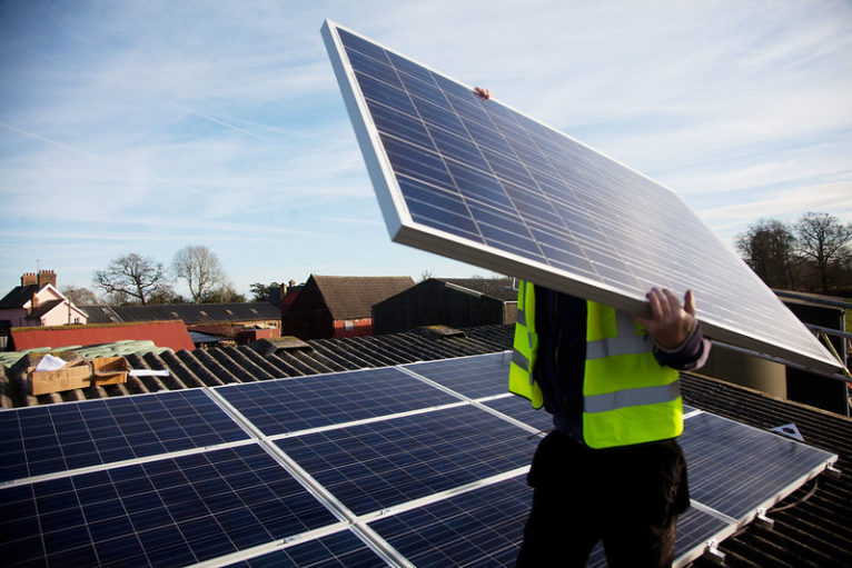 Solar Panels on Grange farm